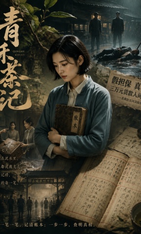 短剧《青禾茶记》海报