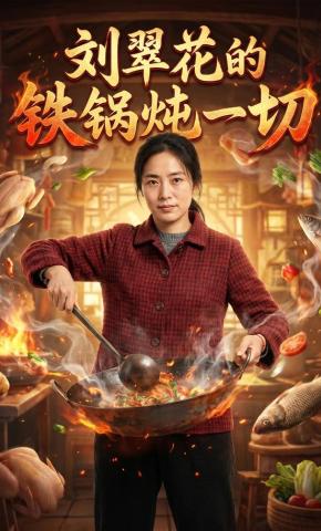 短剧《刘翠花的铁锅炖一切》海报