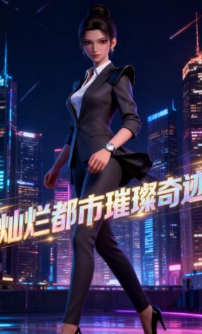 短剧《灿烂都市璀璨奇迹》海报