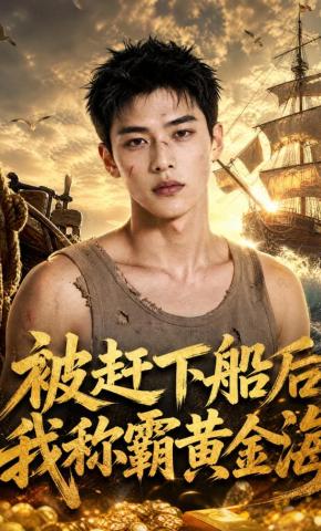 短剧《被赶下船后我称霸黄金海》海报