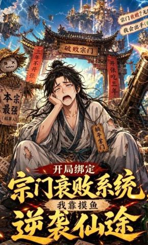 短剧《开局绑定宗门衰败系统，我靠摸鱼逆袭仙途》海报