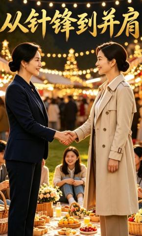 短剧《从针锋到并肩》海报