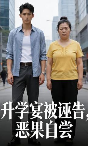 短剧《升学宴被诬告，恶果自尝》海报