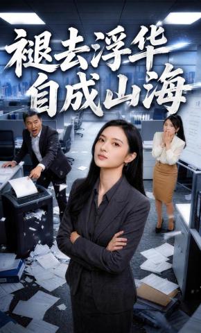 短剧《褪去浮华，自成山海》海报