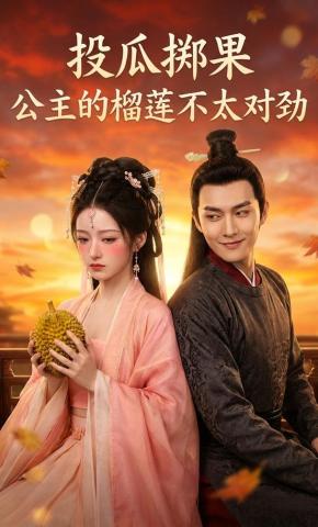 短剧《投瓜掷果：公主的榴莲不太对劲》海报