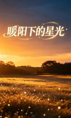 短剧《暖阳下的星光》海报