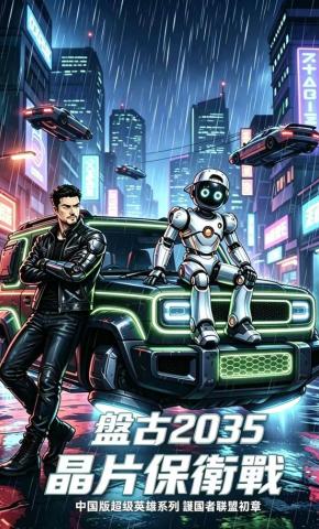 短剧《盘古2035之晶片保卫战》海报
