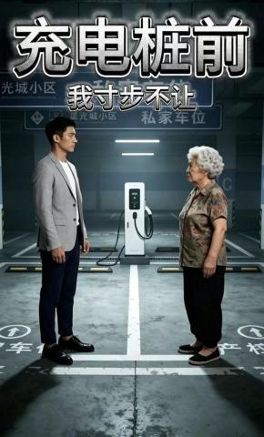 短剧《充电桩前我寸步不让》海报