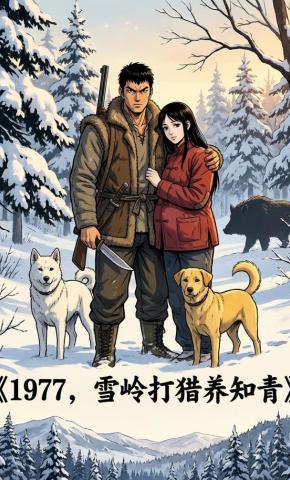 短剧《1977：雪岭打猎养知青》海报