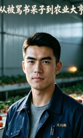 短剧《从被骂书呆子到农业大亨》海报