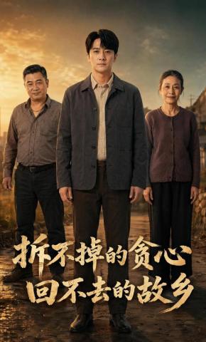 短剧《拆不掉的贪心回不去的故乡》海报