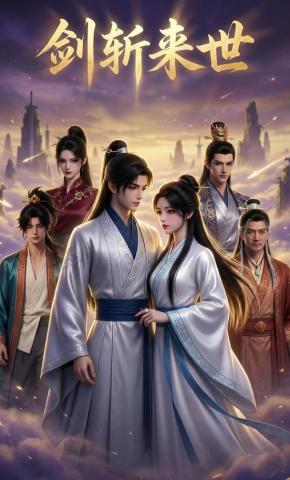 短剧《剑斩来世》海报