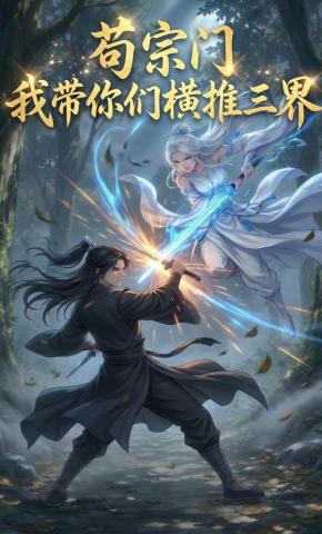 短剧《苟宗门，我带你们横推三界》海报