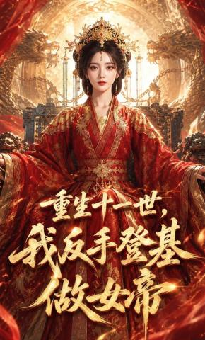 短剧《重生十一世，我反手登基做女帝》海报