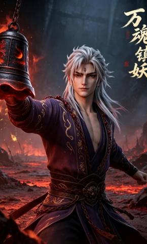 短剧《万魂镇妖》海报