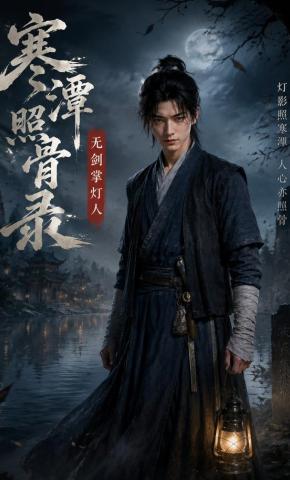 短剧《寒潭照骨录：无剑掌灯人》海报