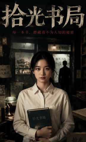 短剧《拾光书局》海报