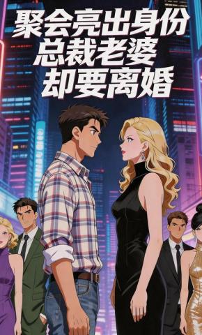 短剧《聚会亮出身份总裁老婆却要离婚》海报