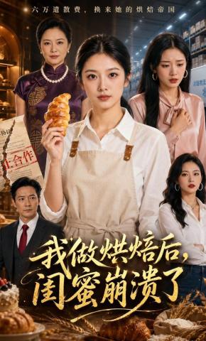 短剧《我做烘焙后，闺蜜崩溃了》海报