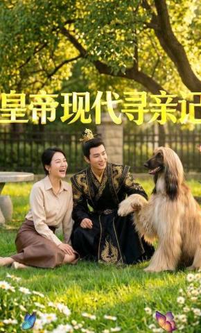 短剧《皇帝现代寻亲记》海报