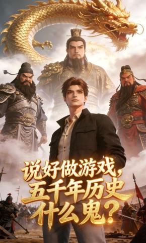 短剧《说好做游戏，五千年历史什么鬼？》海报