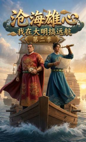 短剧《沧海雄心：我在大明搞远航第二季》海报