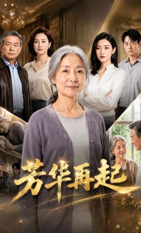 短剧《芳华再起》海报