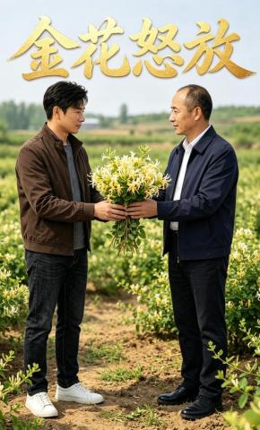 短剧《金花怒放》海报