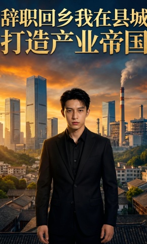 短剧《辞职回乡，我在县城打造产业帝国》海报