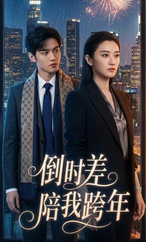 短剧《倒时差陪我跨年》海报