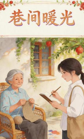 短剧《巷间暖光》海报