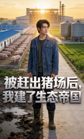 短剧《被赶出猪场后，我建了生态帝国》海报