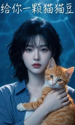 短剧《给你一颗猫猫豆》海报