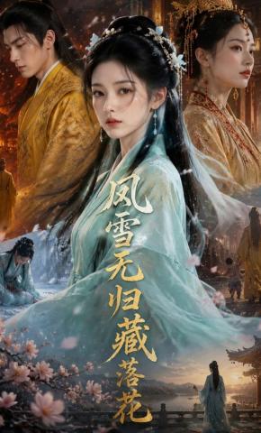 短剧《风雪无归藏落花》海报