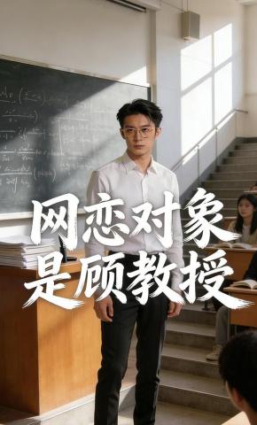 短剧《网恋对象是顾教授》海报