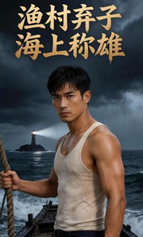 短剧《渔村弃子海上称雄》海报