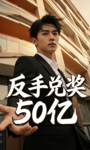 短剧《反手兑奖50亿》海报