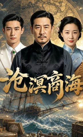 短剧《沧溟商海》海报