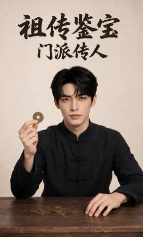 短剧《祖传鉴宝门派传人》海报