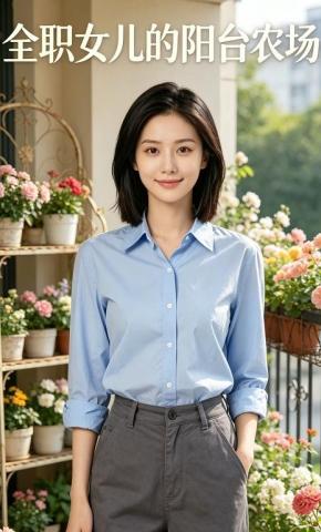 短剧《全职女儿的阳台农场》海报