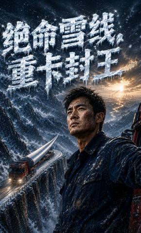 短剧《绝命雪线，重卡封王》海报