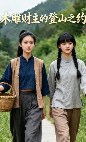 短剧《木雕财主的登山之约》海报