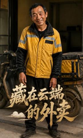 短剧《藏在云端的外卖》海报