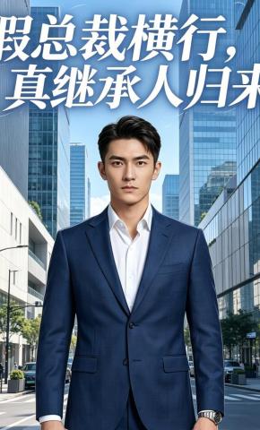 短剧《假总裁横行，真继承人归来》海报