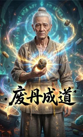 短剧《废丹成道》海报