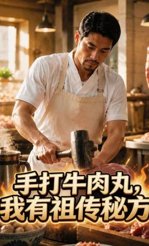 短剧《手打牛肉丸，我有祖传秘方》海报