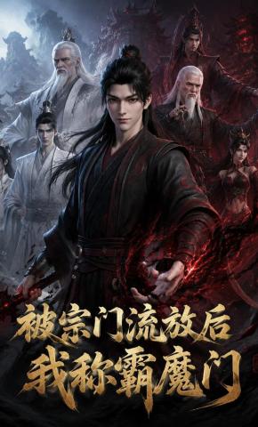 短剧《被宗门流放后我称霸魔门》海报