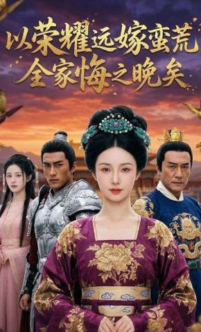 短剧《以荣耀远嫁蛮荒，全家悔之晚矣》海报