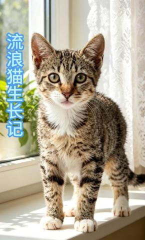 短剧《流浪猫生长记》海报