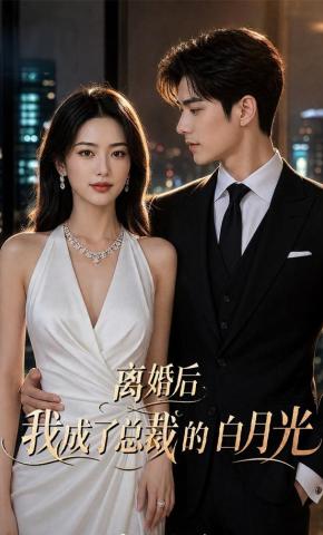 短剧《离婚后，我成了总裁的白月光》海报